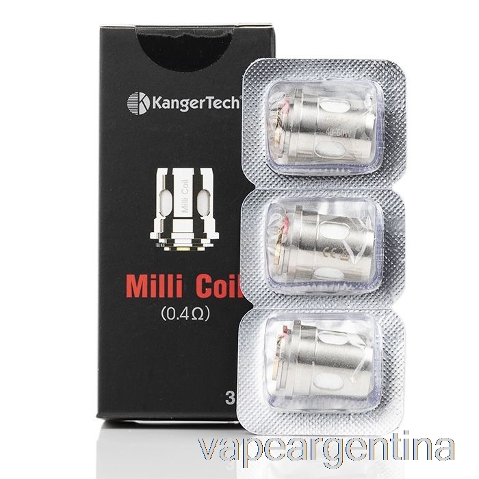 Resistencias De Repuesto De Malla Kanger Milli Bobinas Nicr De 0.4ohm Vape Argentina